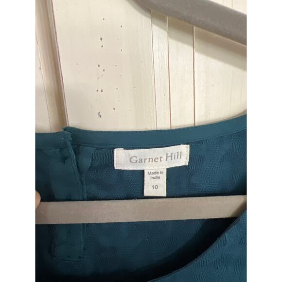 Garnet Hill size 10 long sleeve cotton & viscose dress - Picture 3 of 4